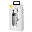 Хаб (разветвитель) Type-C - 3 х USB 3.0, HDMI 4K Baseus Metal Gleam серый