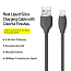 Кабель USB - Lightning для зарядки 1,2 м 2.4A Baseus Jelly Liquid черный