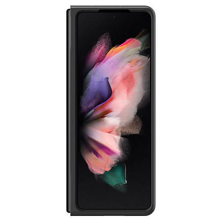 Чехол для Samsung Galaxy Z Fold 3 пластиковый ультратонкий Spigen Air Skin черный