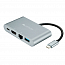 Хаб (разветвитель) Type-C - HDMI 4K, 2 х USB 3.0, Ethernet, Type-C PD 60W Canyon DS-4