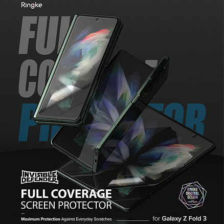 Пленка защитная Samsung Galaxy Z Fold 3 на весь экран Ringke ID прозрачная 2 шт.