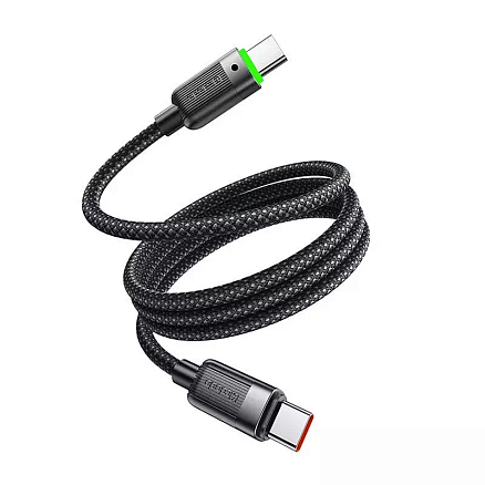 Кабель Type-C - Type-C для зарядки 1,2 м 60W магнитный органайзер McDodo CA-2000 (быстрая зарядка PD) черный
