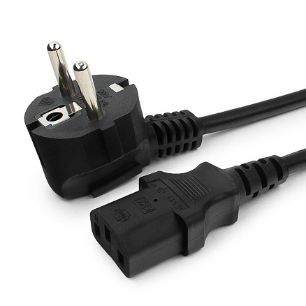 Кабель питания C13 длина 1,8 м 6A с заземлением Cablexpert PC-186 черный