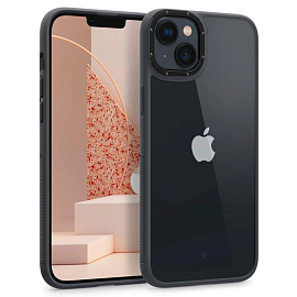 Чехол для iPhone 14 Plus гибридный Spigen Caseology Skyfall матовый черный
