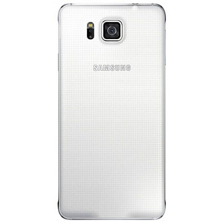 Задняя крышка для Samsung Galaxy Alpha G850F оригинальная EF-OG850SWEG белая