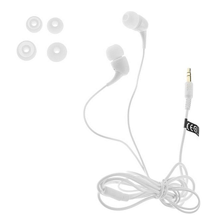 Наушники JBL T100 NP вакуумные белые