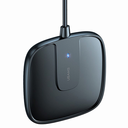 Беспроводная магнитная зарядка MagSafe для iPhone 15W Usams US-CD159 W1 черная