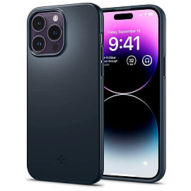 Чехол для iPhone 14 Pro пластиковый Spigen Thin Fit серый