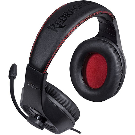 Наушники Redragon Pelias полноразмерные с микрофоном черные