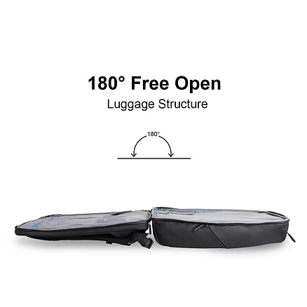 Рюкзак WiWU OnePack с отделением для ноутбука до 15,6 дюйма и USB портом серый