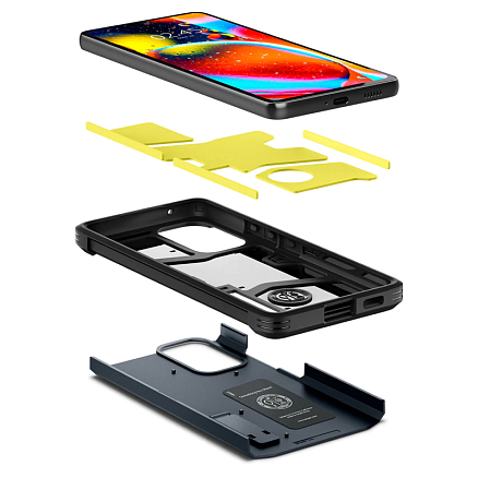 Чехол для Samsung Galaxy A53 5G гибридный для экстремальной защиты Spigen Tough Armor темно-серый