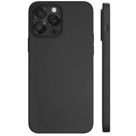 Чехол для iPhone 14 Pro силиконовый VLP Silicone Case MagSafe черный