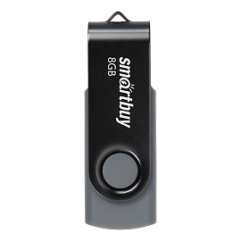 Флешка Smartbuy Twist 8Gb USB 2.0 черная