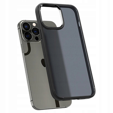 Чехол для iPhone 13 Pro Max гибридный Spigen Ultra Hybrid матовый прозрачно-черный