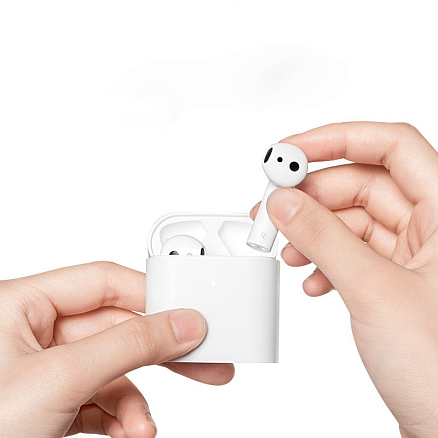 Наушники TWS беспроводные Bluetooth Xiaomi Mi True Wireless Earphones 2S вкладыши белые