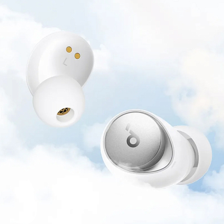 Наушники TWS беспроводные Anker SoundCore Space A40 вакуумные с микрофоном белые
