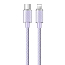 Кабель Type-C - Lightning для зарядки 1,2 м 3А 36W плетеный McDodo CA-3662 (быстрая зарядка PD) фиолетовый