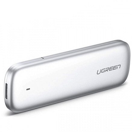 Корпус для SSD M.2 диска MicroUSB (5 Gbps) Ugreen CM238 серебристый