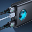 Внешний аккумулятор Baseus Amblight 30000мАч (4хUSB, Type-C, ток 3А, быстрая зарядка PD, QC 3.0, 33Вт) черный