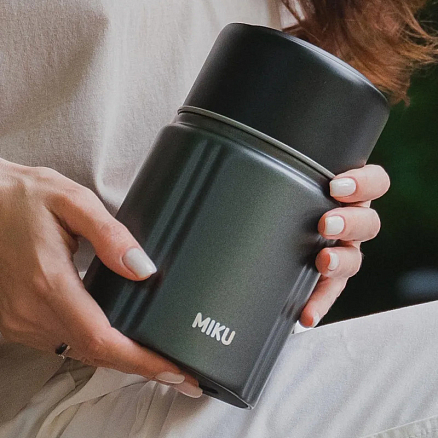 Термос для еды Miku TH-FD-780 780 мл серый