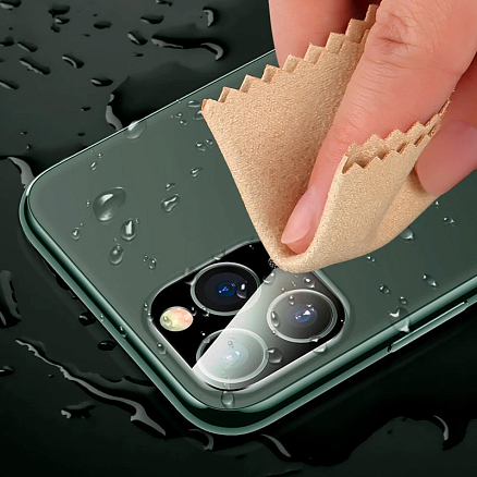 Защитное стекло на камеру для iPhone 11 Pro Usams US-BH571 черное 1 шт.