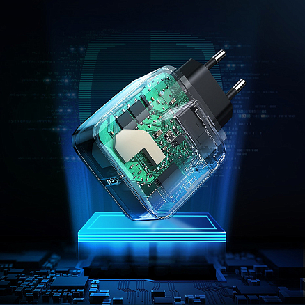 Зарядное устройство сетевое Type-C 65W Ugreen CD217 GaN (быстрая зарядка QC 3.0, PD) черное