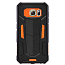 Чехол для Samsung Galaxy S6 гибридный для экстремальной защиты Nillkin Defender 2 черно-оранжевый