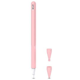Чехол для Apple Pencil 2 силиконовый Tech-Protect Smooth розовый
