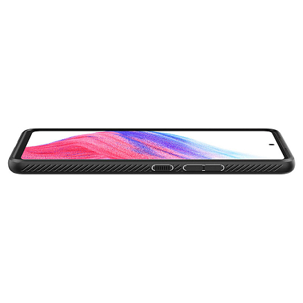 Чехол для Samsung Galaxy A53 гелевый Spigen Liquid Air матовый черный