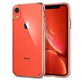Чехол для iPhone XR гибридный Spigen SGP Ultra Hybrid прозрачный