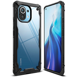 Чехол для Xiaomi Mi 11 гибридный Ringke Fusion X черный