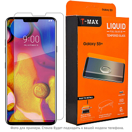 Защитное стекло для Xiaomi Mi 10, Mi 10 Pro, Mi 10 Ultra на весь экран противоударное T-Max Liquid c УФ-клеем прозрачное