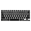 Накладка на клавиатуру защитная для Apple MacBook Air 13 A1466, A1369, Pro 13 A1278, Pro 15 A1260, A1226, A1211 USA (русские буквы) черная