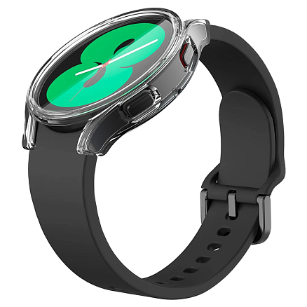 Чехол для Samsung Galaxy Watch 4 44 мм гибридный Spigen Ultra Hybrid прозрачный