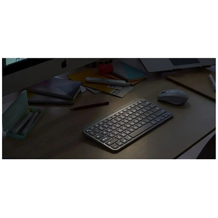 Клавиатура беспроводная Logitech MX Keys Mini (русские буквы) графитовая