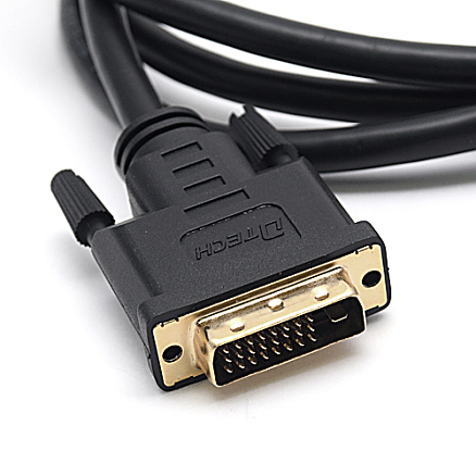 Кабель DVI-D - DVI-D (папа-папа) длина 1,8 м Dtech DT-D1018