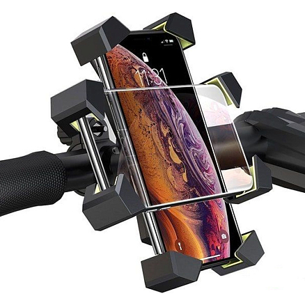 Держатель на руль велосипеда или мопеда для телефона до 6.5 дюйма Ugreen LP181 черный