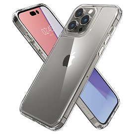 Чехол для iPhone 14 Pro Max гибридный Spigen Quartz Hybrid прозрачный