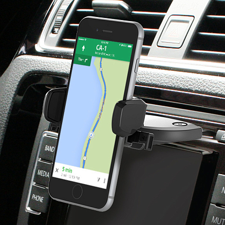 Держатель автомобильный в слот CD iOttie Easy One Touch Mini черный