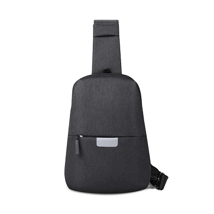 Рюкзак однолямочный WiWU Mijia Cross Body с отделением для планшета и USB портом черный