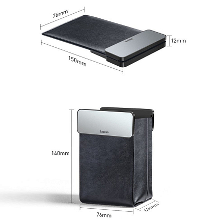 Органайзер в салон автомобиля складной Baseus Magic Car черный