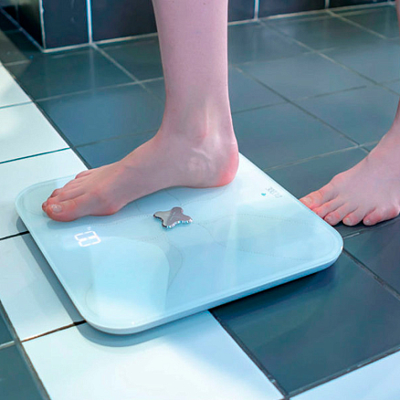 Умные напольные весы Picooc S3 (Wi-Fi, Bluetooth) размер 33х33 см белые