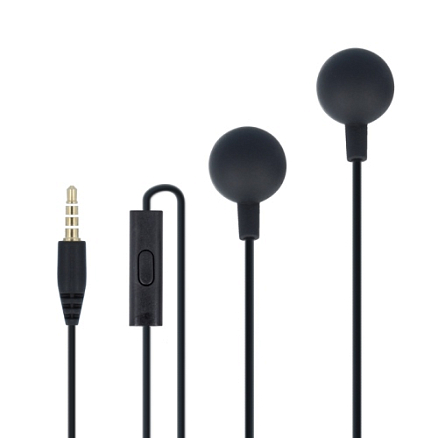 Наушники Forever CM-120 вакуумные с микрофоном черные