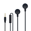 Наушники Forever CM-120 вакуумные с микрофоном черные