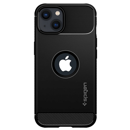 Чехол для iPhone 13 mini гелевый Spigen SGP Rugged Armor черный
