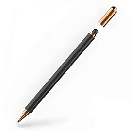 Стилус пассивный универсальный Tech-Protect Charm черно-золотистый