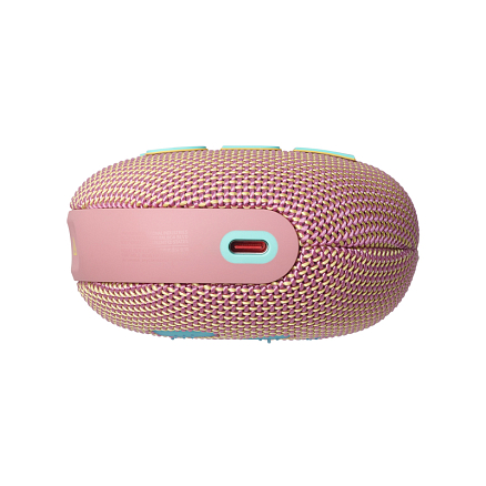 Портативная колонка JBL Clip 5 с защитой от воды мятно-розовая