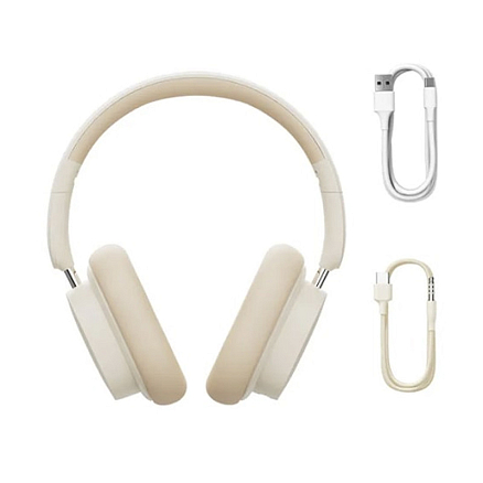 Наушники Baseus Bowie D05 (белый/бежевый)