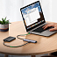 Хаб (разветвитель) Type-C - 2 х Type-C, 2 х USB 3.0 Ugreen CM473-15395 серый