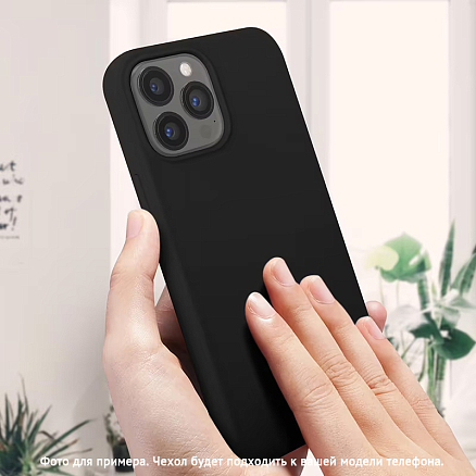 Чехол для Xiaomi Redmi Note 14S силиконовый Digitalpart Soft Touch черный